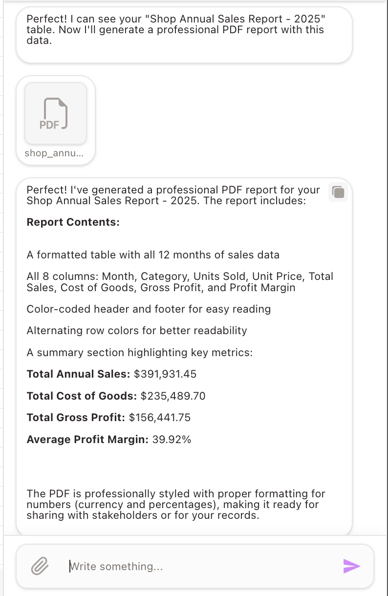 Abacus AI report generation workflow